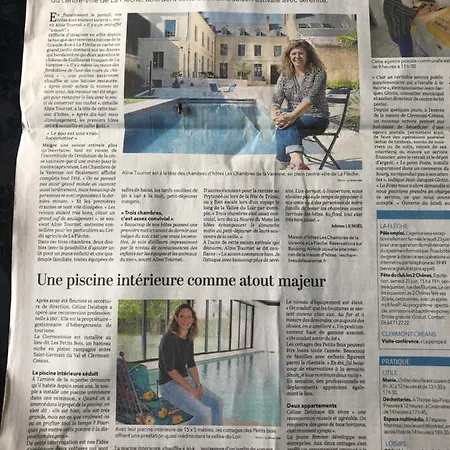 Logement @ 10 Personnes Avec Piscine Interieure 31 Degres Zoo De La Fleche 24 H Du Mans Exterior foto