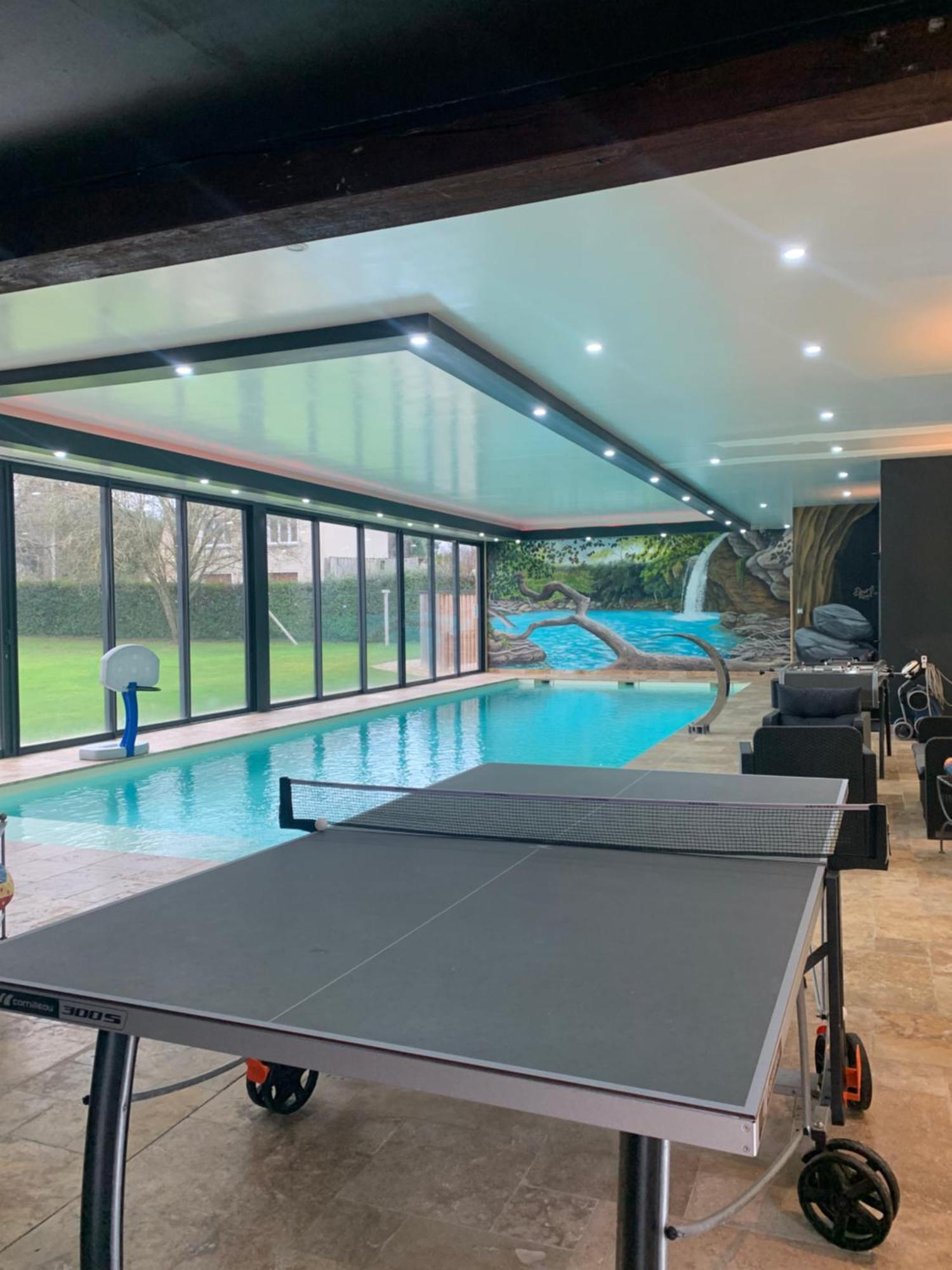 Apartment @ 10 Personnes Avec Piscine Interieure 31 Degres Zoo De 24 H Du Mans *